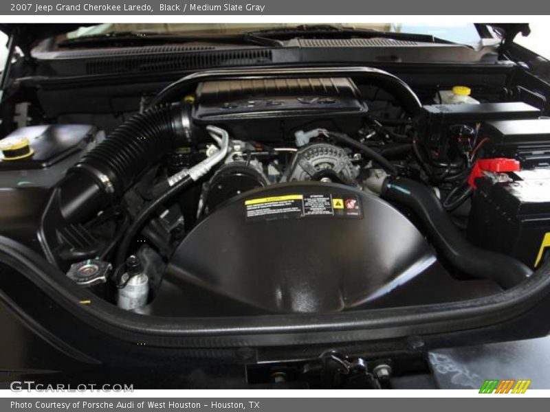 Black / Medium Slate Gray 2007 Jeep Grand Cherokee Laredo