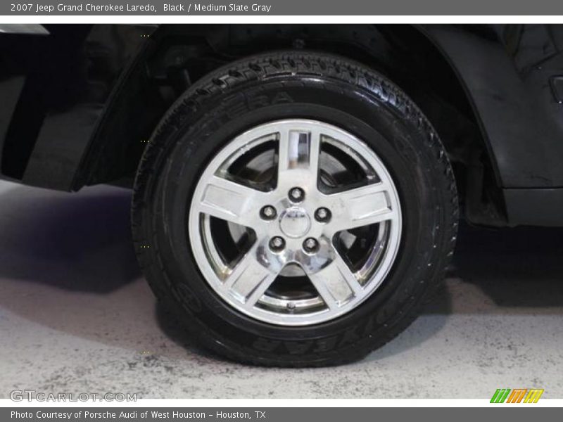 Black / Medium Slate Gray 2007 Jeep Grand Cherokee Laredo