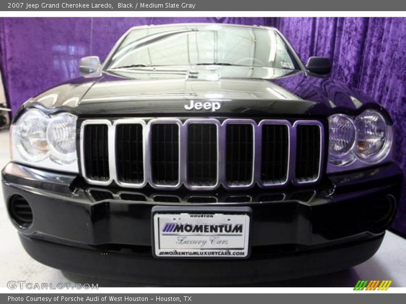 Black / Medium Slate Gray 2007 Jeep Grand Cherokee Laredo