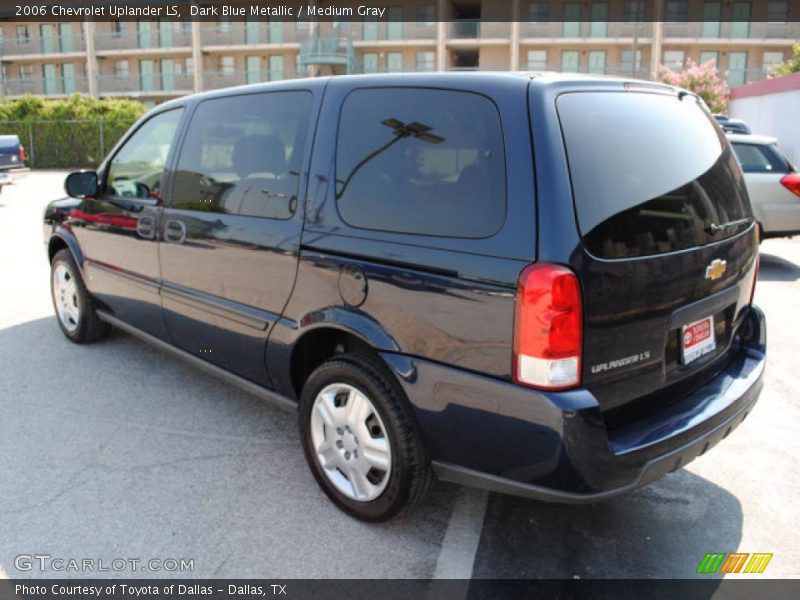 Dark Blue Metallic / Medium Gray 2006 Chevrolet Uplander LS