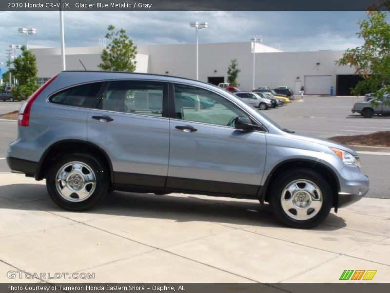 Glacier Blue Metallic / Gray 2010 Honda CR-V LX