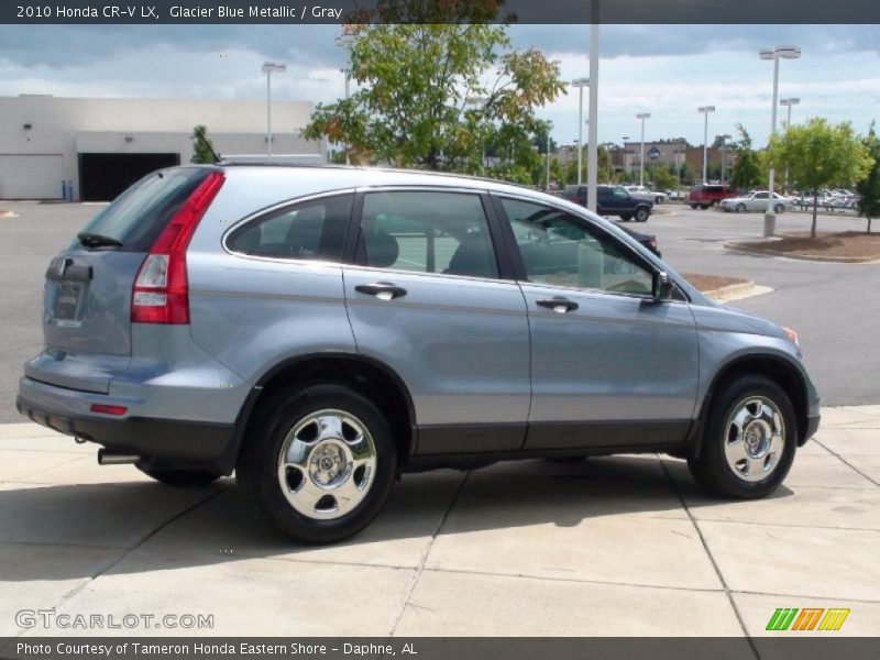Glacier Blue Metallic / Gray 2010 Honda CR-V LX