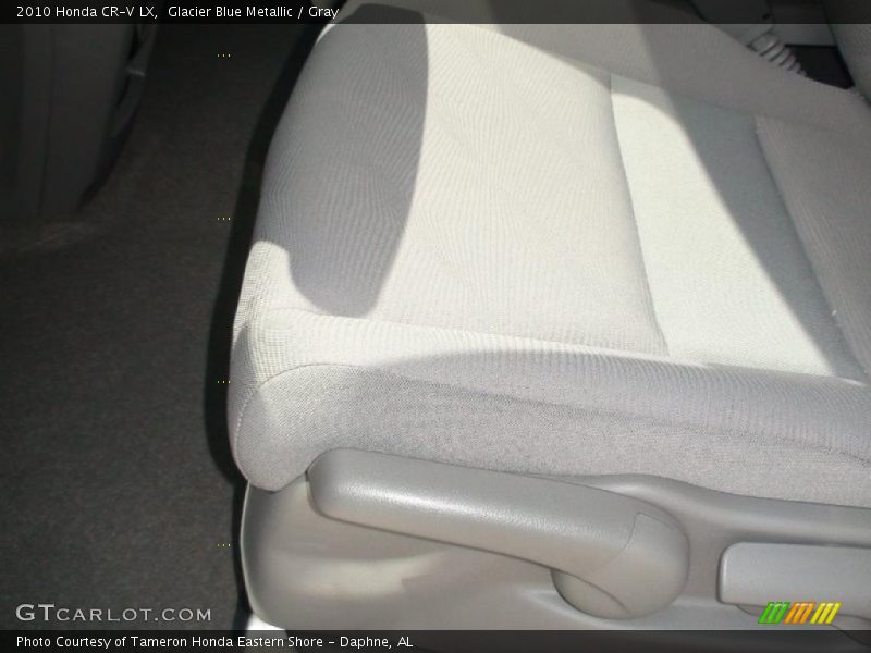 Glacier Blue Metallic / Gray 2010 Honda CR-V LX