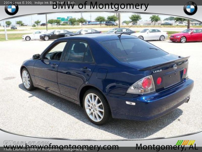 Indigo Ink Blue Pearl / Black 2004 Lexus IS 300