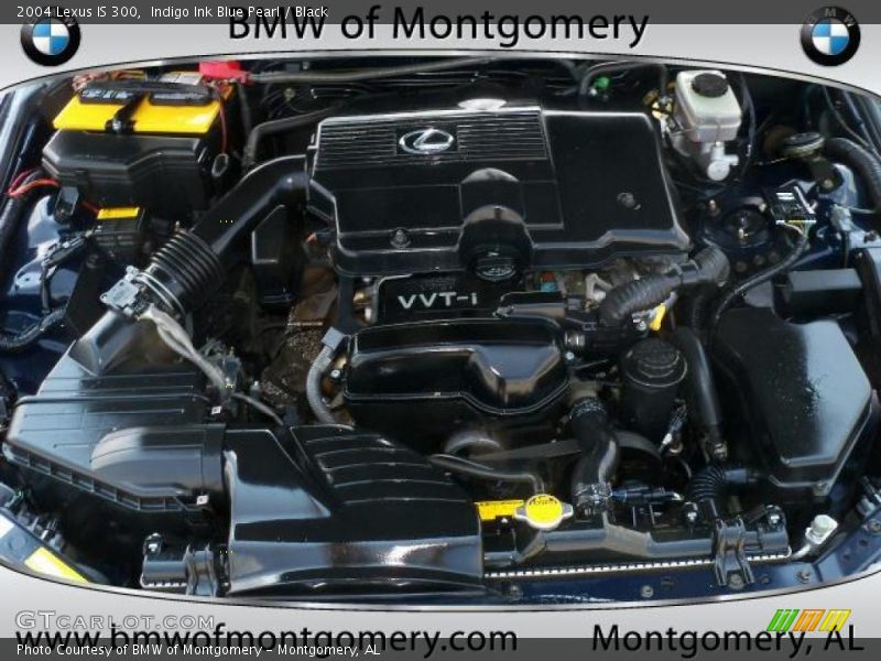 Indigo Ink Blue Pearl / Black 2004 Lexus IS 300