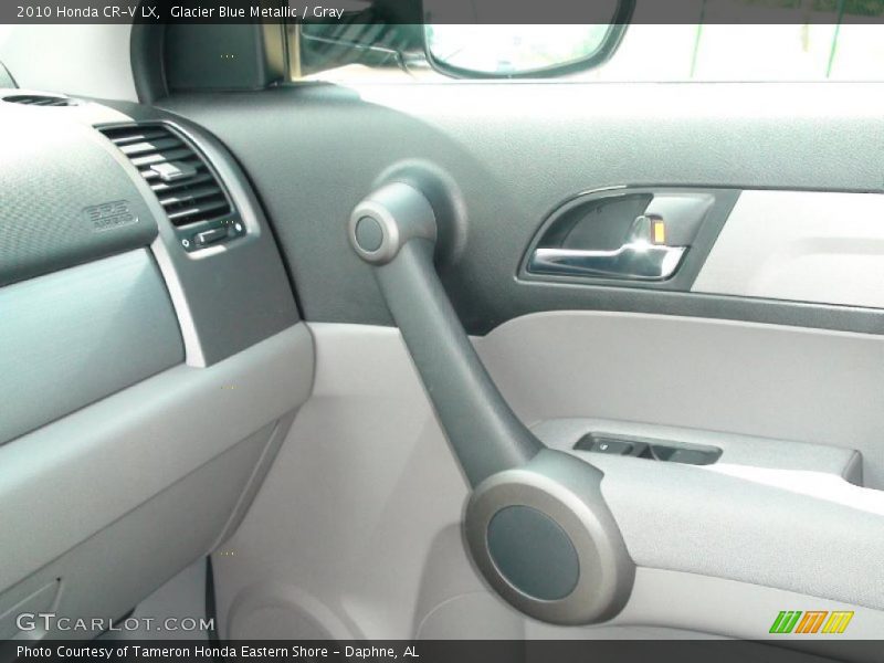 Glacier Blue Metallic / Gray 2010 Honda CR-V LX