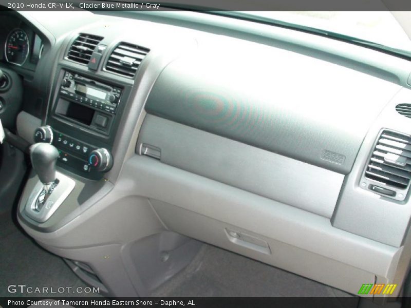 Glacier Blue Metallic / Gray 2010 Honda CR-V LX