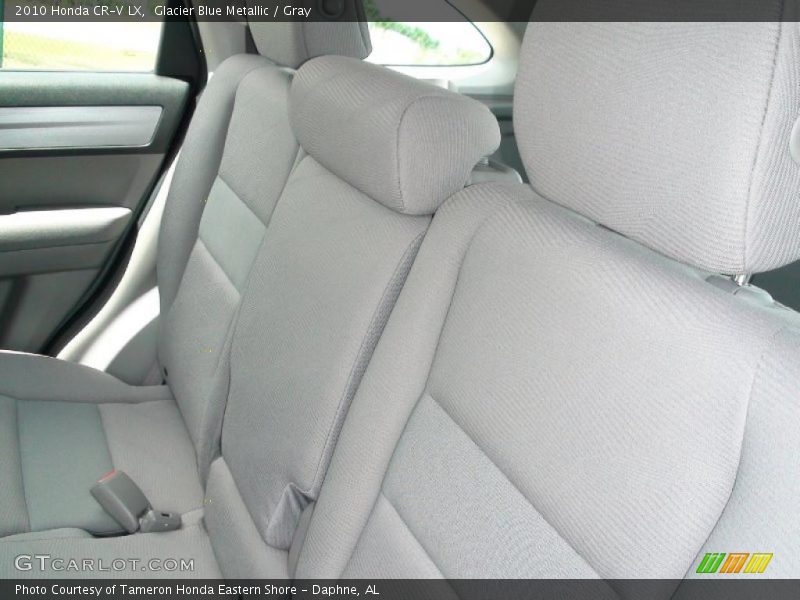 Glacier Blue Metallic / Gray 2010 Honda CR-V LX