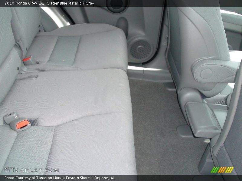 Glacier Blue Metallic / Gray 2010 Honda CR-V LX