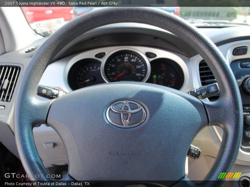 Salsa Red Pearl / Ash Gray 2007 Toyota Highlander V6 4WD