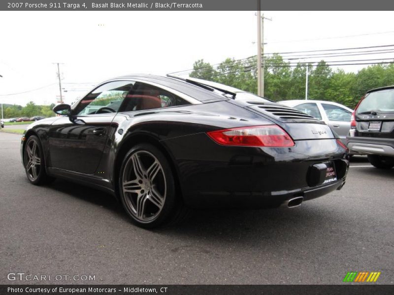 Basalt Black Metallic / Black/Terracotta 2007 Porsche 911 Targa 4