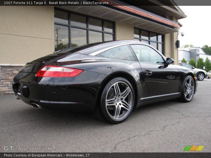 Basalt Black Metallic / Black/Terracotta 2007 Porsche 911 Targa 4