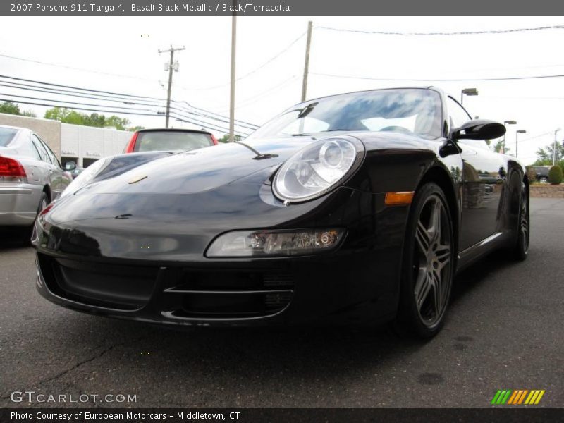 Basalt Black Metallic / Black/Terracotta 2007 Porsche 911 Targa 4