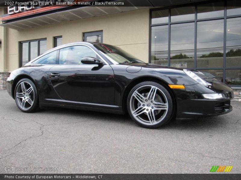 Basalt Black Metallic / Black/Terracotta 2007 Porsche 911 Targa 4