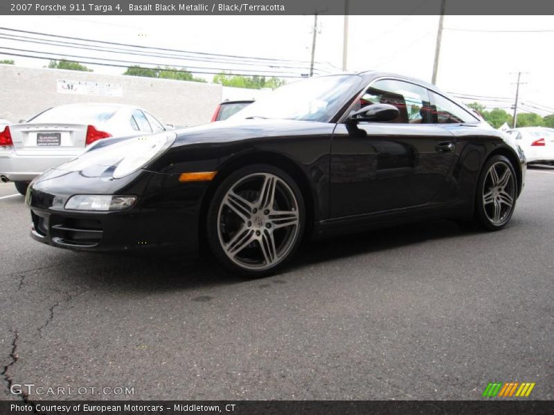 Basalt Black Metallic / Black/Terracotta 2007 Porsche 911 Targa 4