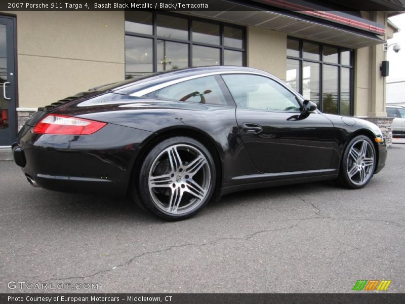 Basalt Black Metallic / Black/Terracotta 2007 Porsche 911 Targa 4