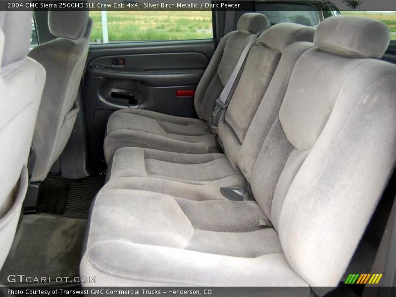 Silver Birch Metallic / Dark Pewter 2004 GMC Sierra 2500HD SLE Crew Cab 4x4