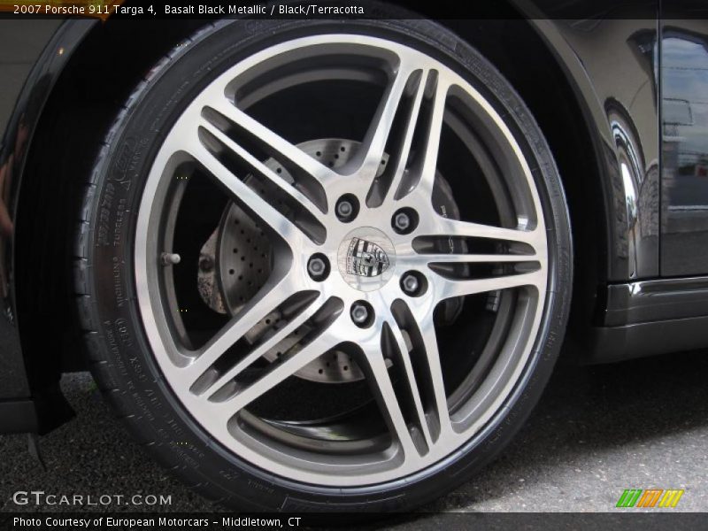 Basalt Black Metallic / Black/Terracotta 2007 Porsche 911 Targa 4