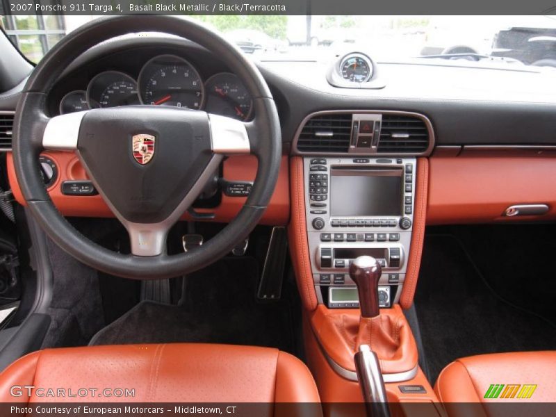 Basalt Black Metallic / Black/Terracotta 2007 Porsche 911 Targa 4