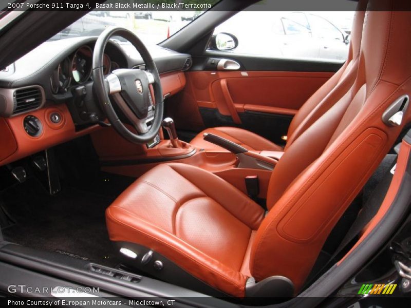 Basalt Black Metallic / Black/Terracotta 2007 Porsche 911 Targa 4