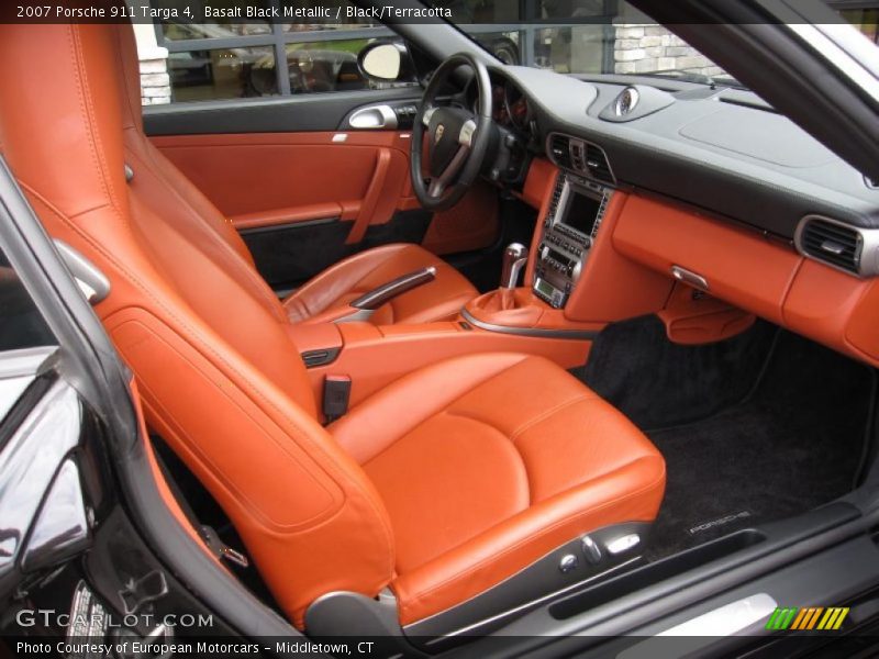 Basalt Black Metallic / Black/Terracotta 2007 Porsche 911 Targa 4