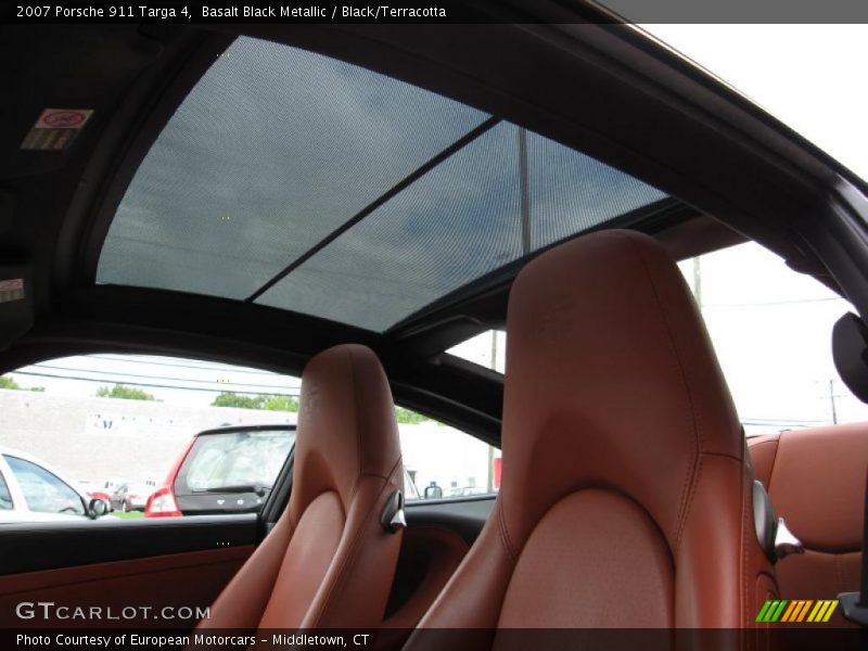 Basalt Black Metallic / Black/Terracotta 2007 Porsche 911 Targa 4