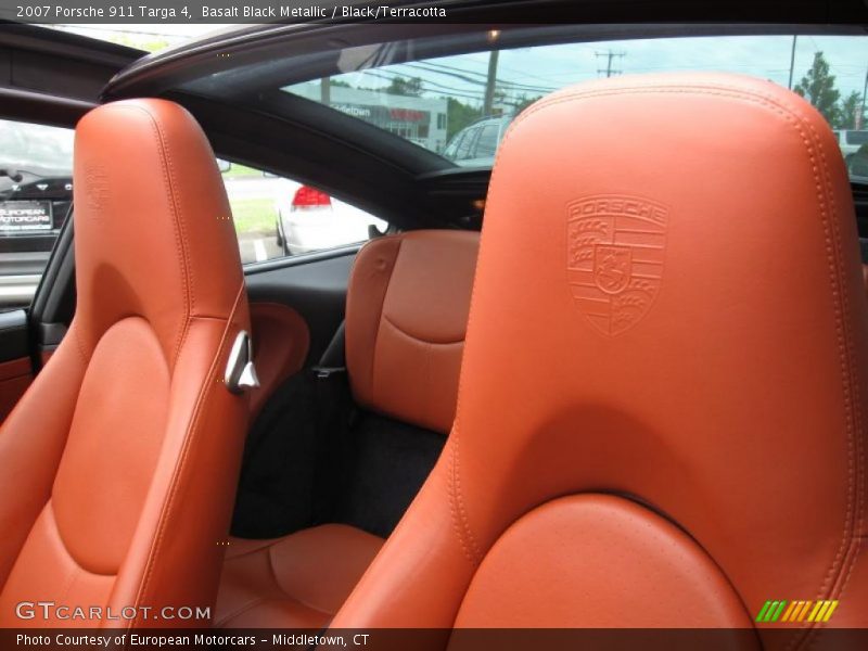 Basalt Black Metallic / Black/Terracotta 2007 Porsche 911 Targa 4
