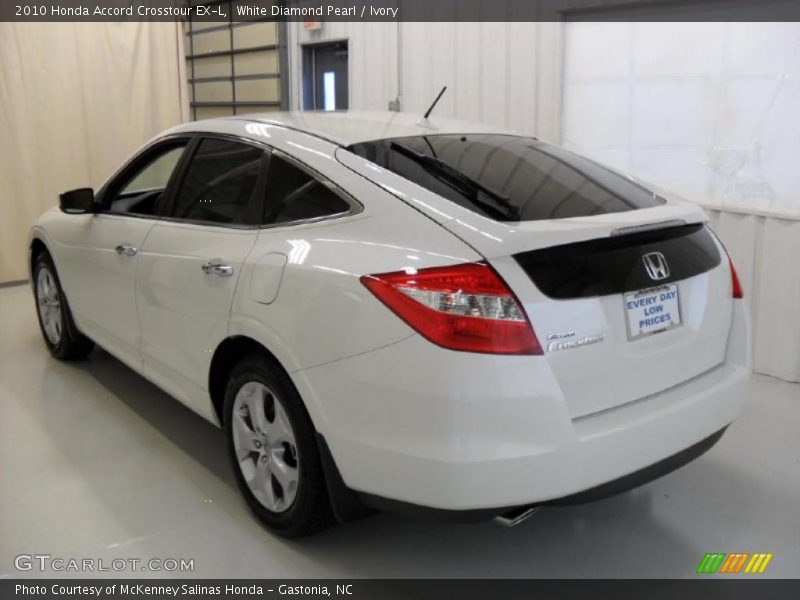 White Diamond Pearl / Ivory 2010 Honda Accord Crosstour EX-L
