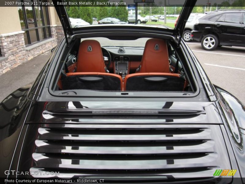 Basalt Black Metallic / Black/Terracotta 2007 Porsche 911 Targa 4