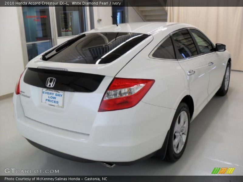 White Diamond Pearl / Ivory 2010 Honda Accord Crosstour EX-L