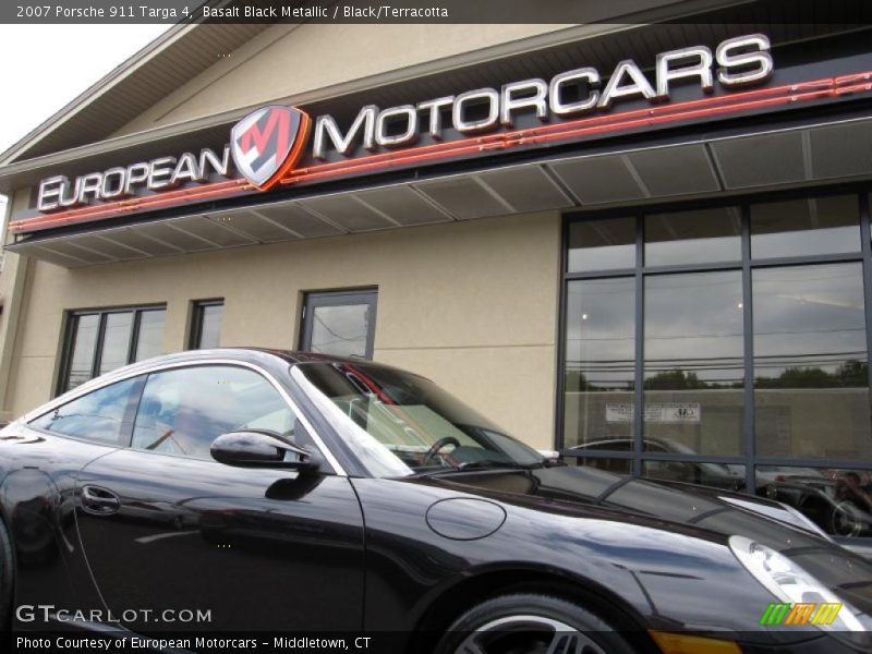 Basalt Black Metallic / Black/Terracotta 2007 Porsche 911 Targa 4