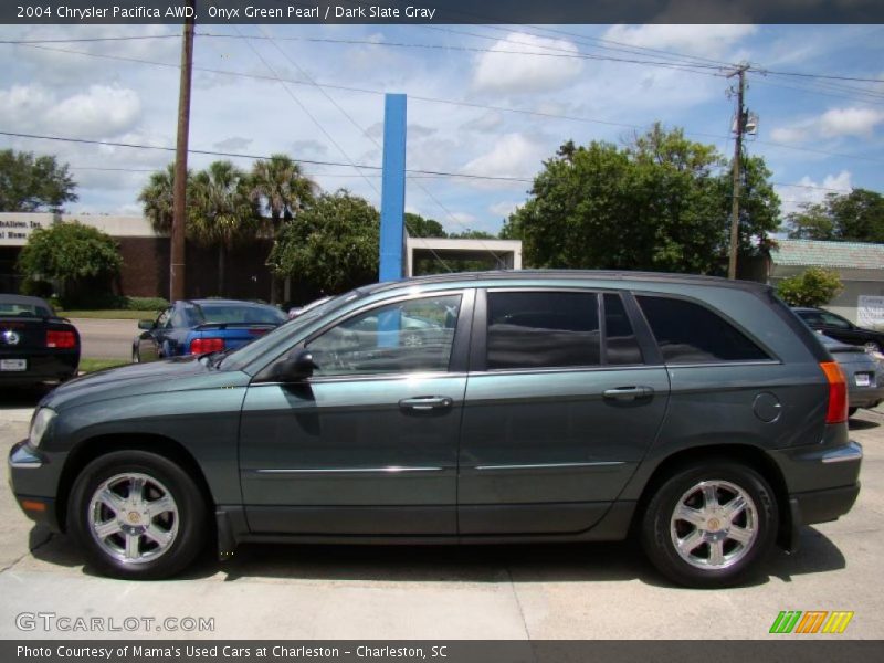 Onyx Green Pearl / Dark Slate Gray 2004 Chrysler Pacifica AWD