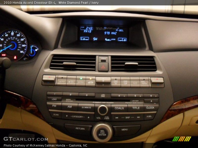 White Diamond Pearl / Ivory 2010 Honda Accord Crosstour EX-L