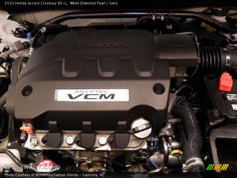 White Diamond Pearl / Ivory 2010 Honda Accord Crosstour EX-L