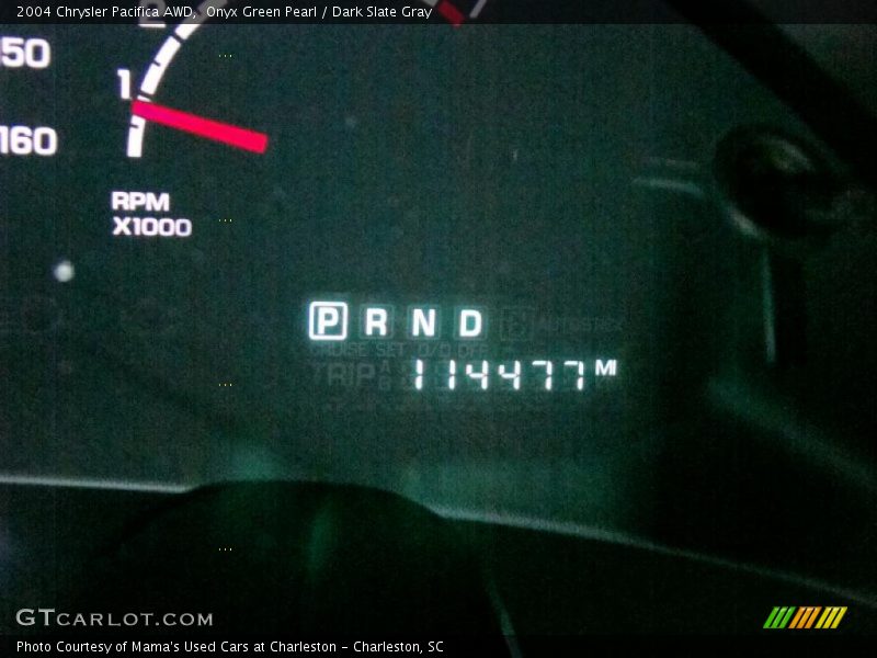 Onyx Green Pearl / Dark Slate Gray 2004 Chrysler Pacifica AWD