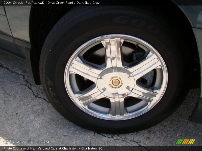 Onyx Green Pearl / Dark Slate Gray 2004 Chrysler Pacifica AWD