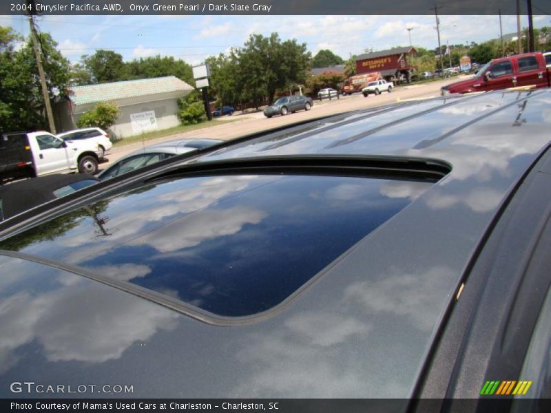 Onyx Green Pearl / Dark Slate Gray 2004 Chrysler Pacifica AWD