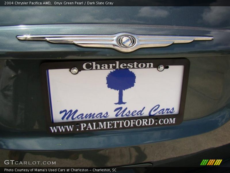 Onyx Green Pearl / Dark Slate Gray 2004 Chrysler Pacifica AWD