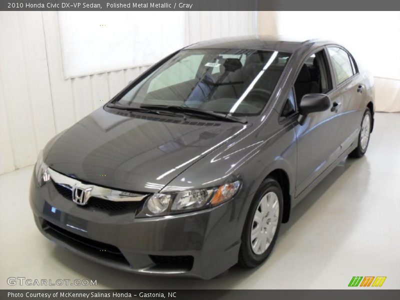 Polished Metal Metallic / Gray 2010 Honda Civic DX-VP Sedan