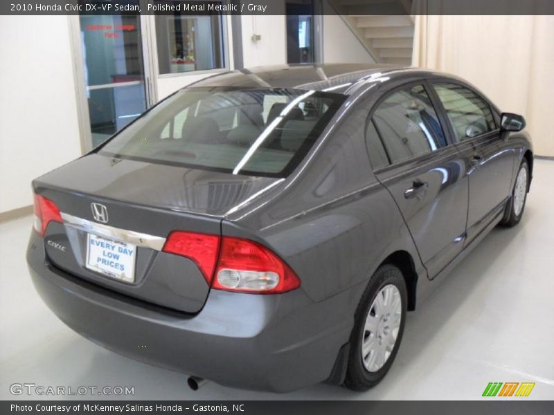 Polished Metal Metallic / Gray 2010 Honda Civic DX-VP Sedan