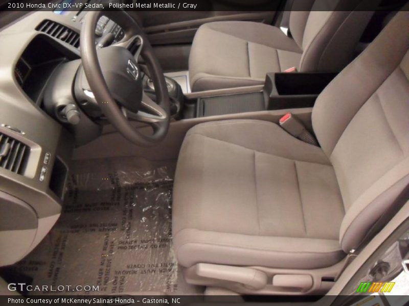 Polished Metal Metallic / Gray 2010 Honda Civic DX-VP Sedan