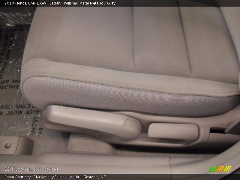 Polished Metal Metallic / Gray 2010 Honda Civic DX-VP Sedan