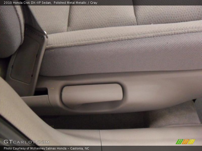 Polished Metal Metallic / Gray 2010 Honda Civic DX-VP Sedan