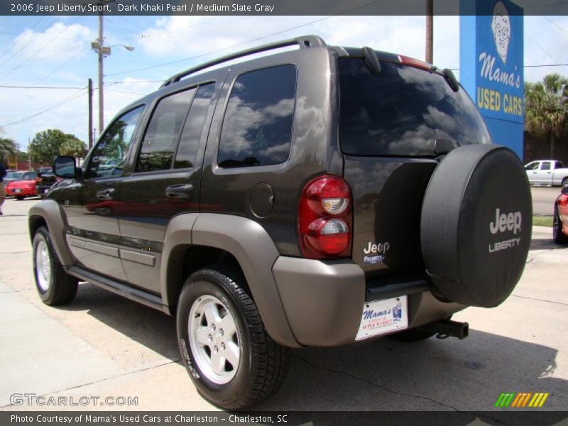 Dark Khaki Pearl / Medium Slate Gray 2006 Jeep Liberty Sport