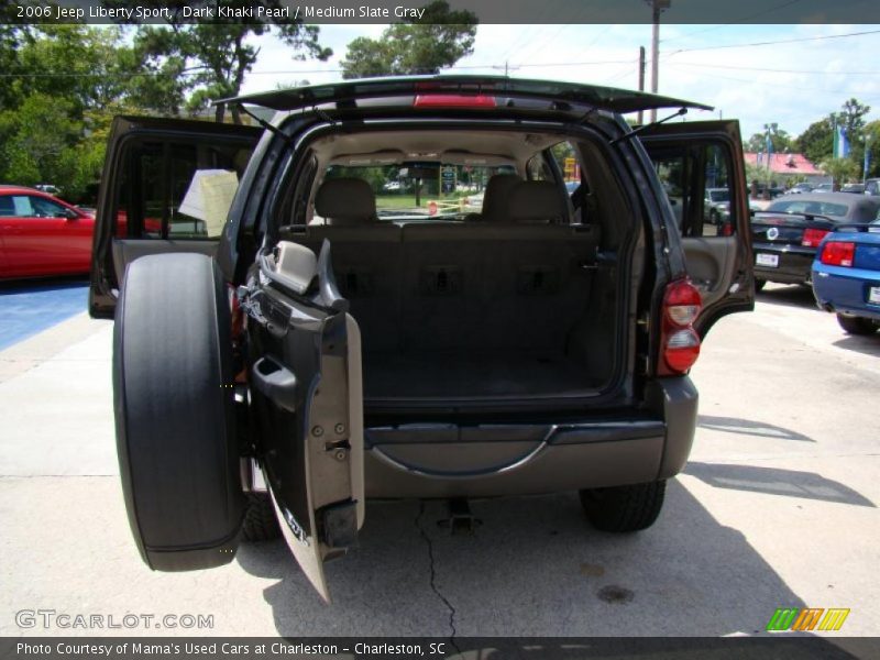 Dark Khaki Pearl / Medium Slate Gray 2006 Jeep Liberty Sport