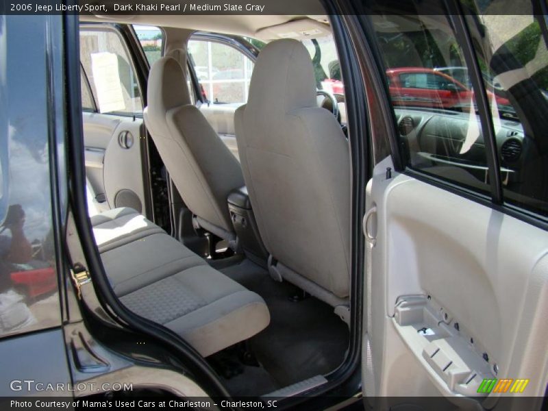 Dark Khaki Pearl / Medium Slate Gray 2006 Jeep Liberty Sport