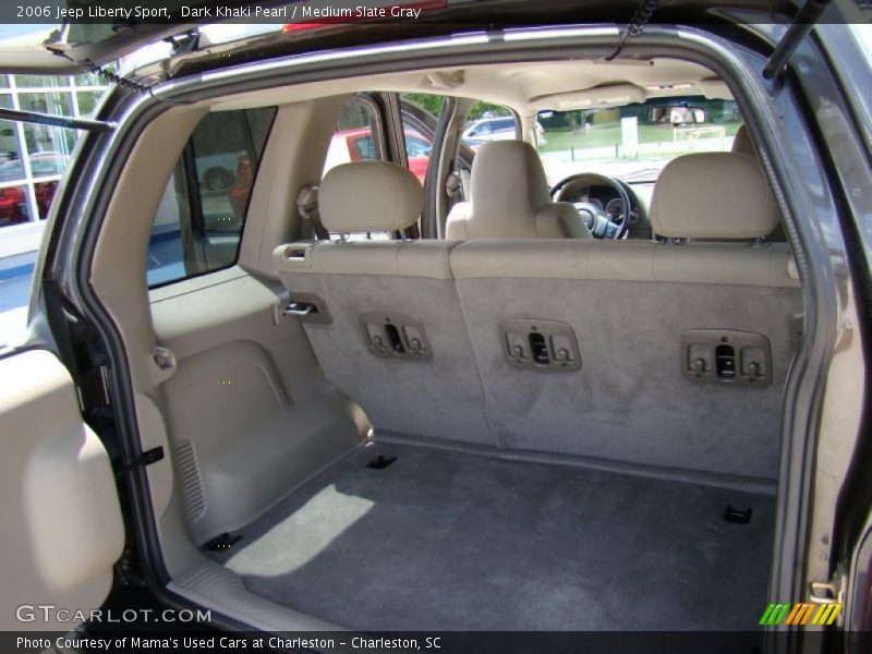 Dark Khaki Pearl / Medium Slate Gray 2006 Jeep Liberty Sport
