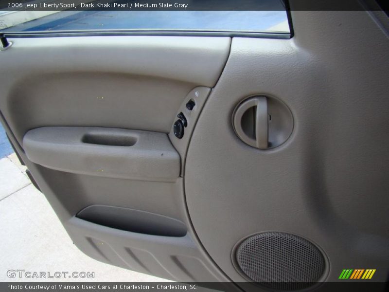 Dark Khaki Pearl / Medium Slate Gray 2006 Jeep Liberty Sport