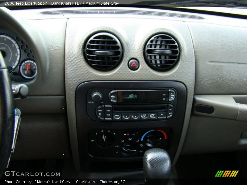 Dark Khaki Pearl / Medium Slate Gray 2006 Jeep Liberty Sport