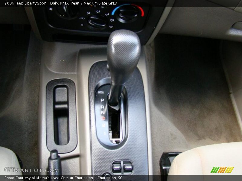 Dark Khaki Pearl / Medium Slate Gray 2006 Jeep Liberty Sport